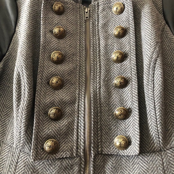 TORRID Coat Poly/Faux Leather SZ 0 (0/1X) - Picture 2 of 7